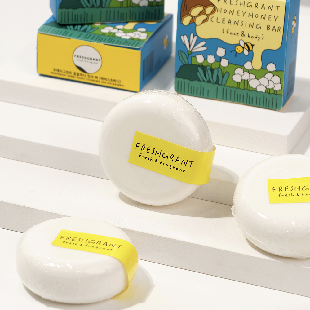 FRESHGRANT Honey Honey pH-balanced cleansing soap bar 상세이미지 3